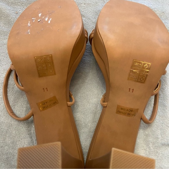 Jeffrey Campbell Tan Strappy Heels - Picture 7 of 7